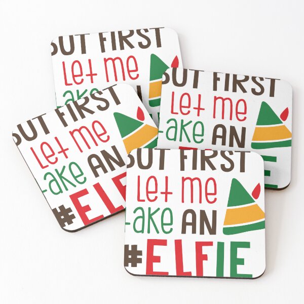 Item preview, Take a Selfie Christmas Elf Funny Quote designed and sold by SixelaDesign.