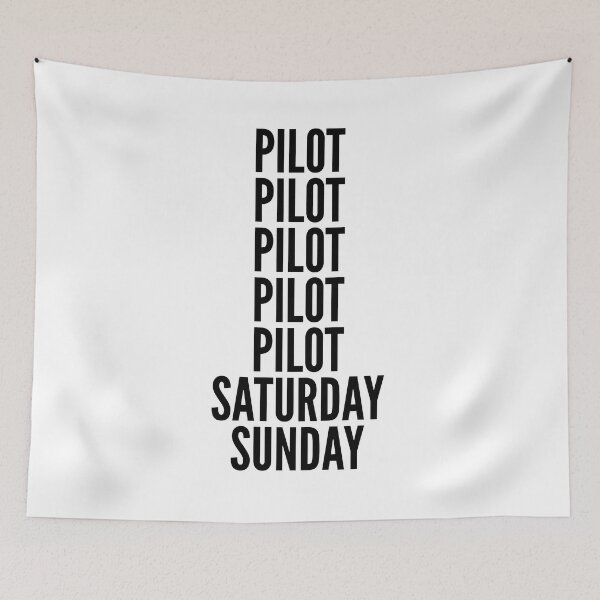 Item preview, Pilot funny workweek for Pilots designed and sold by SVPOD.