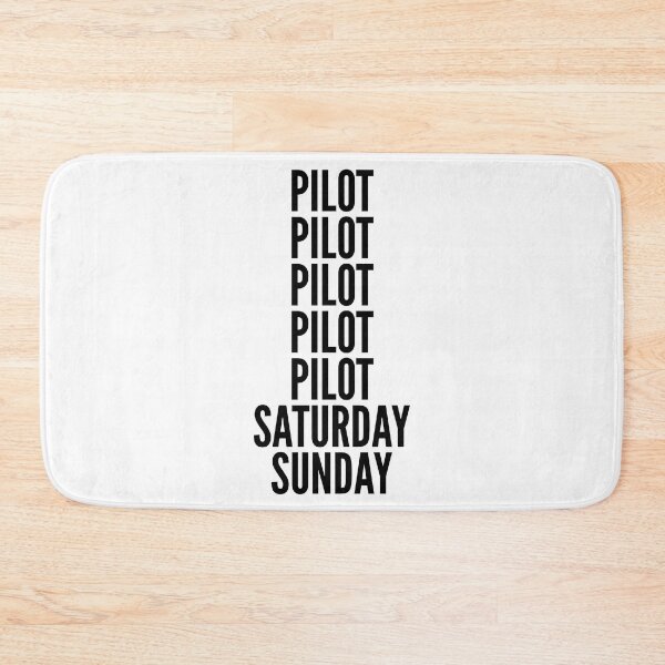 Item preview, Pilot funny workweek for Pilots designed and sold by SVPOD.