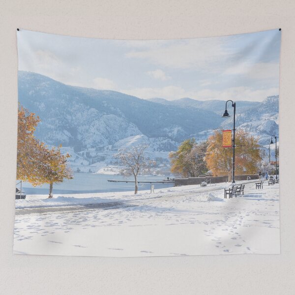 Item preview, Winter Landscape Scenic View at Skaha Lake in Penticton designed and sold by Amy Mitchell.