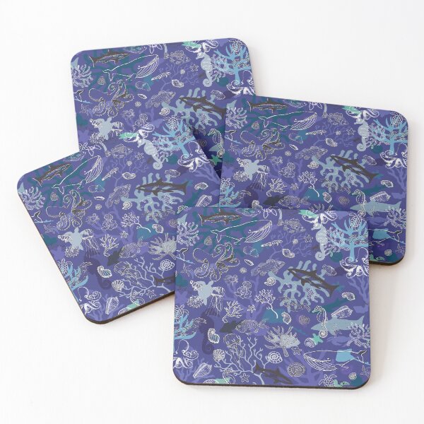 Item preview, Ocean Colour Scene - blue - Nautical design by Cecca Designs designed and sold by Cecca-Designs.