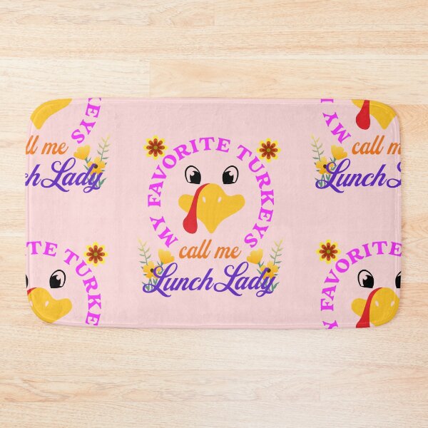 Item preview, My Favorite Turkeys Call Me Lunch Lady | Funny Happy Thanksgiving Grandma Lunch Lady quotes | gifts for thanksgiving lovers designed and sold by ThanksVibe.