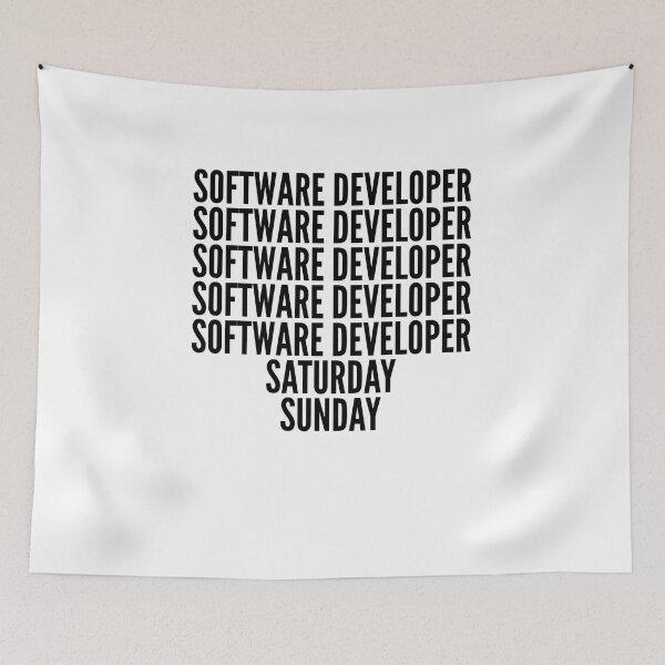 Item preview, Software Developer funny workweek for Software Developers designed and sold by SVPOD.