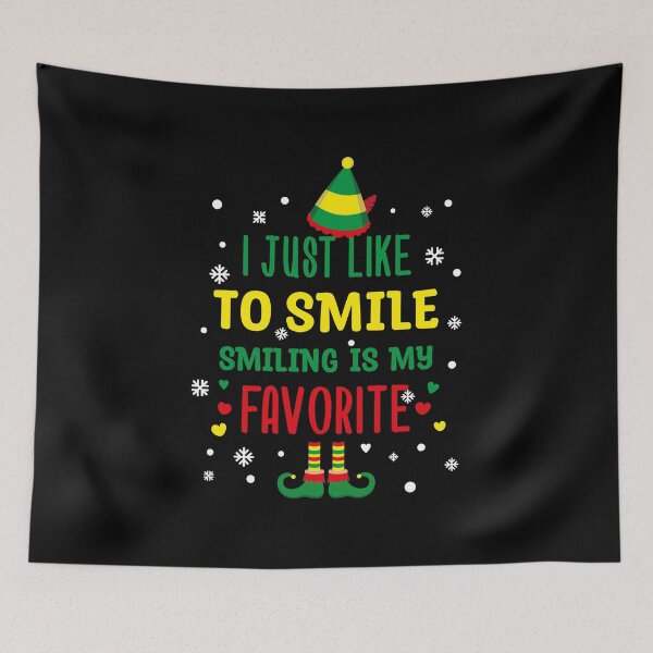 Item preview, I Just Like To Smile Smiling Is My Favorite Funny Colors Text designed and sold by bolkibox.
