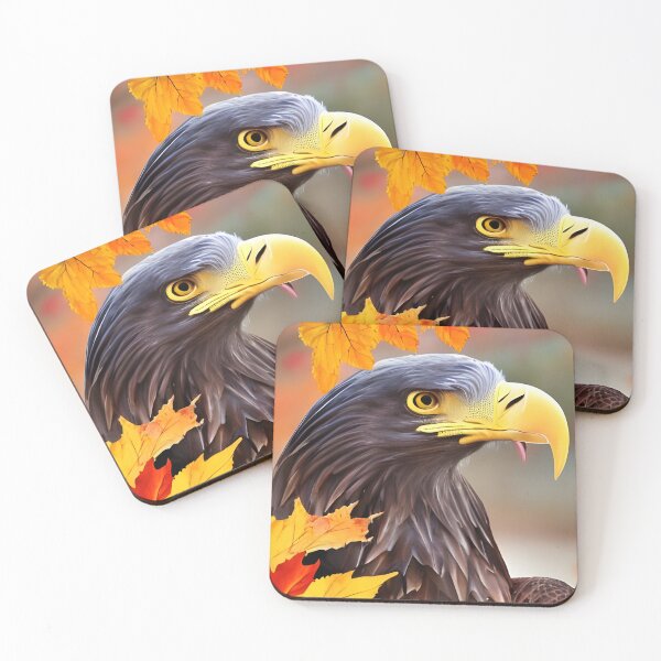 Item preview, Cute eagle with beautiful background designed and sold by The Love Quill.
