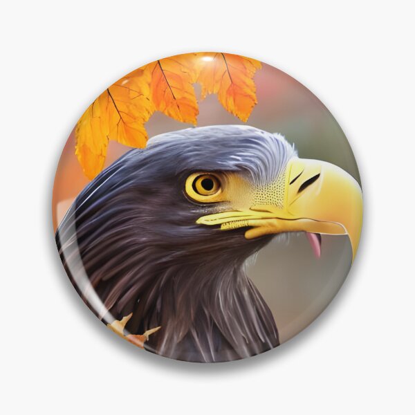 Item preview, Cute eagle with beautiful background designed and sold by The Love Quill.
