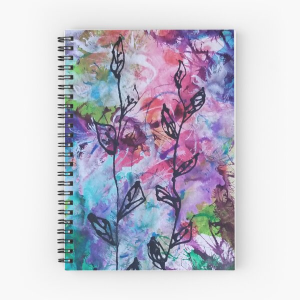 Item preview, Vibrant vines | abstract | mixed media designed and sold by CatSpringArt.