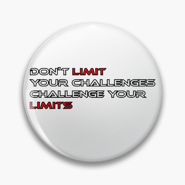 Item preview, Best Triathlon Quotes Don't Limit Your Challenges Challenge Your Limits designed and sold by Sonatablue.