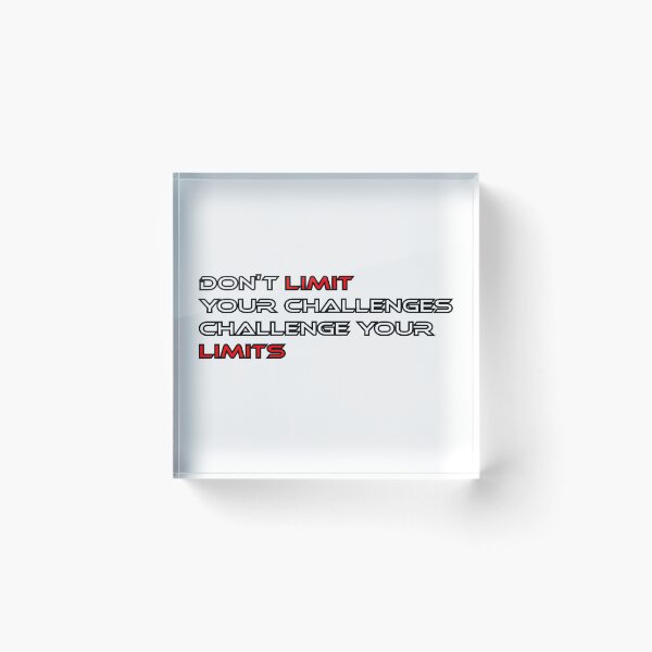 Item preview, Best Triathlon Quotes Don't Limit Your Challenges Challenge Your Limits designed and sold by Sonatablue.