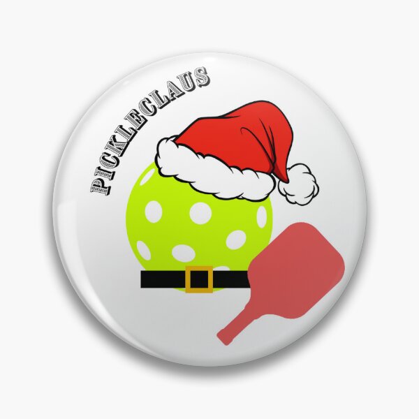 Item preview, pickleball christmas holiday santa designed and sold by WendyBialek Designs.