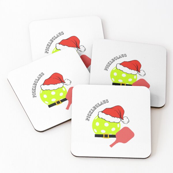Item preview, pickleball christmas holiday santa designed and sold by WendyBialek Designs.