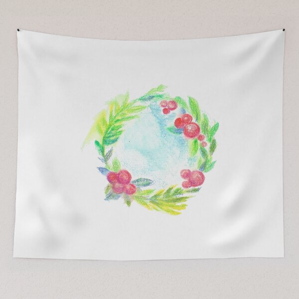 Item preview, Christmas Wreath designed and sold by ReneeDixonArt.