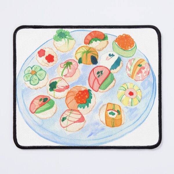 Item preview, Plate of Sushi designed and sold by Niina Niskanen.