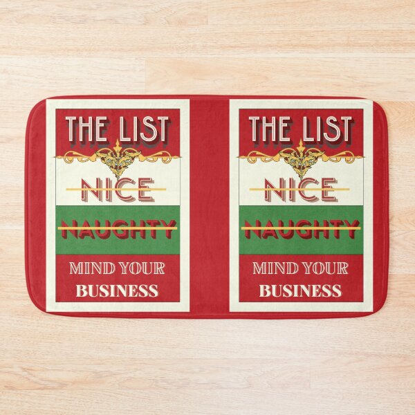 Item preview, Nice, Naughty, Mind Your Business 2 designed and sold by SimplyMe-Plus.