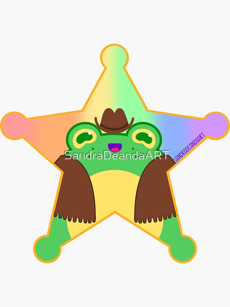 "Sheriff Hopper" Sticker for Sale by SandraDeandaART Redbubble