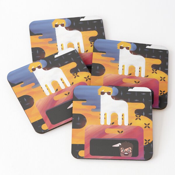 Item preview, Fearless lama on top of the bus designed and sold by EverlyBird Arts.