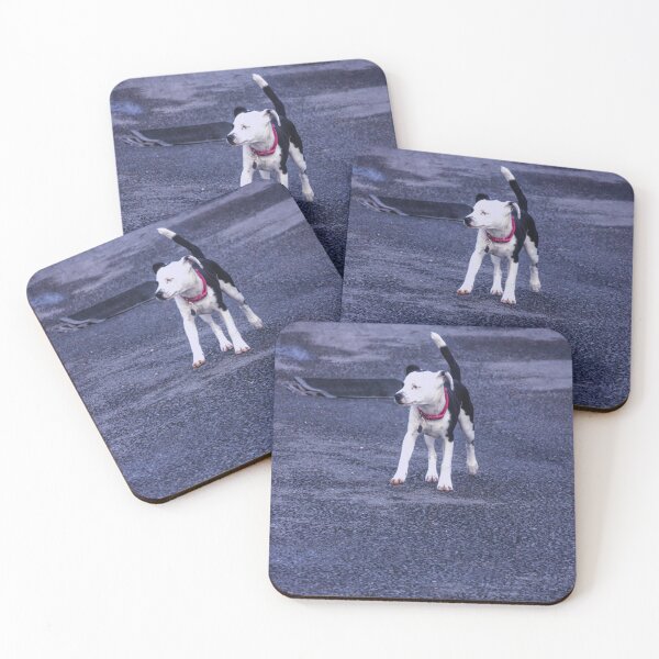 Item preview, black and white puppy dog designed and sold by Francespoppy.