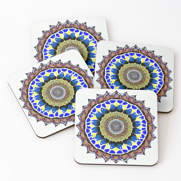 Item preview, Colorful Mandala on White Background - Serenity designed and sold by DreamScheme.