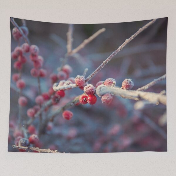 Item preview, Wintery Frosty Red Berries designed and sold by vickylewisphoto.