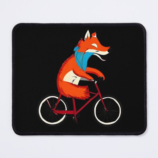 Item preview, Funny fox on bike designed and sold by The Love Quill.