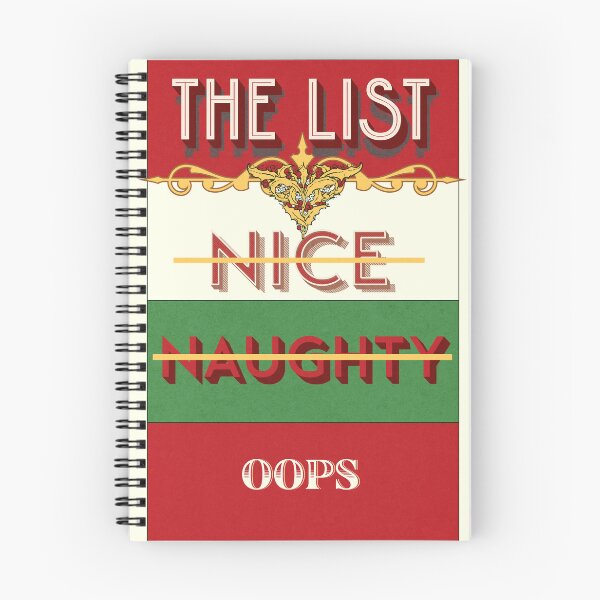 Item preview, Nice, Naughty, Oops 2 designed and sold by SimplyMe-Plus.