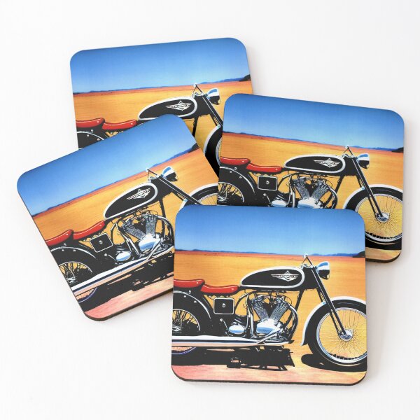 Item preview, Vintage Black Motorcycle Poster designed and sold by BAYFAIRE.