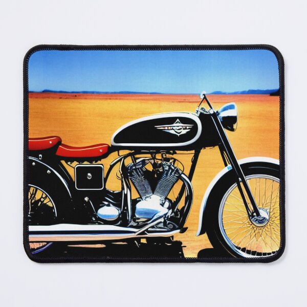 Item preview, Vintage Black Motorcycle Poster designed and sold by BAYFAIRE.