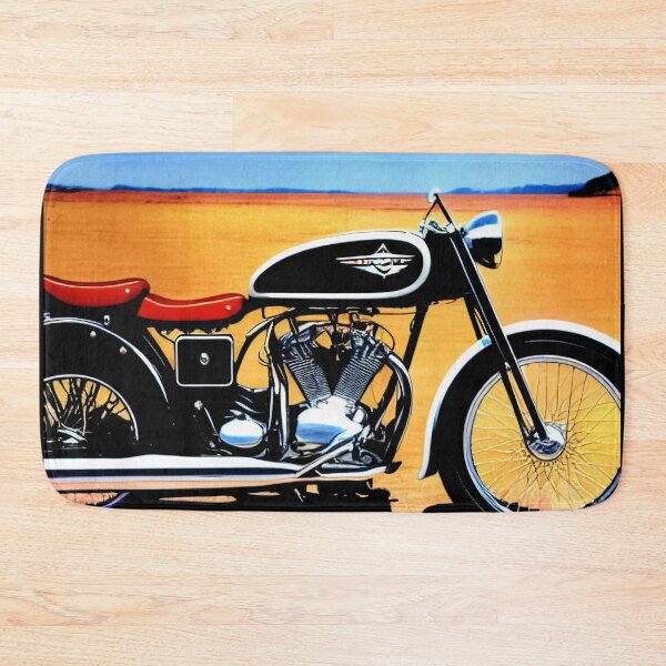 Item preview, Vintage Black Motorcycle Poster designed and sold by BAYFAIRE.