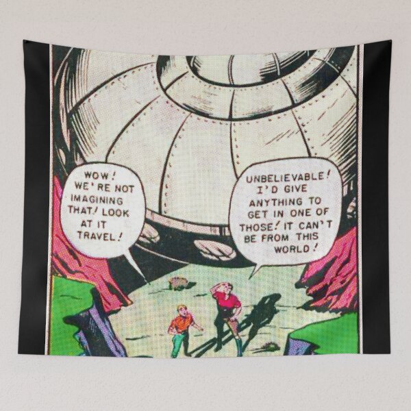 Item preview, Ufo sighting vintage comics | retro aesthetic  designed and sold by spinolator.