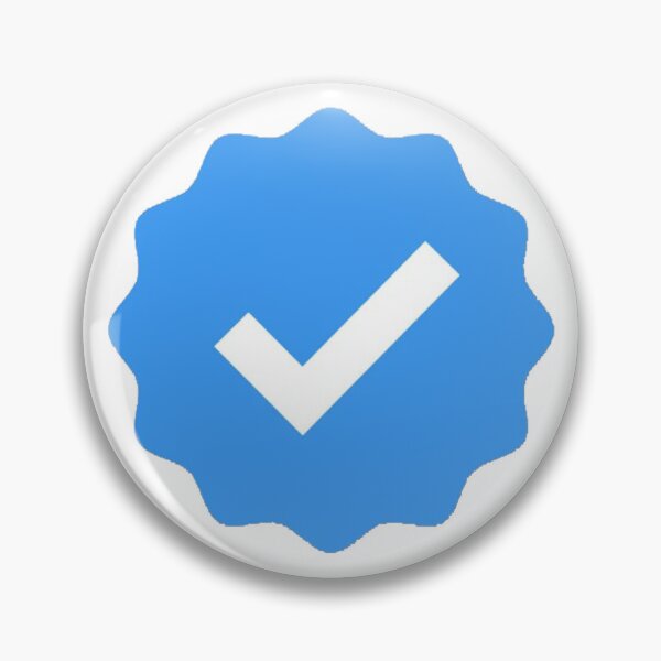 Item preview, Important Blue Internet Checkmark designed and sold by Gharashambuns.