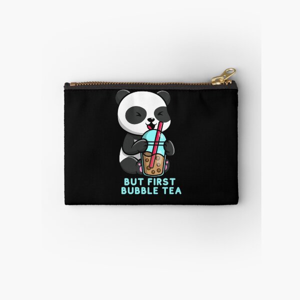 Item preview, But first bubble tea cute kawaii bubble tea lover panda designed and sold by Artistusha.