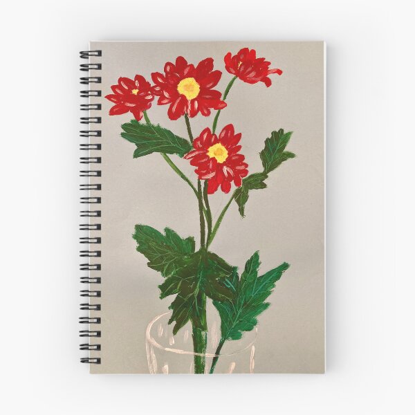 Aperçu de l'œuvre Soleil floral fleur rouge créée et vendue par Ruth Breen Artwork .