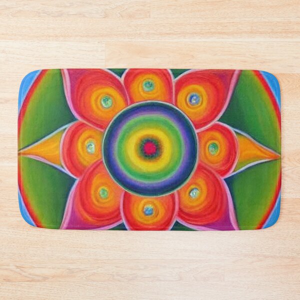Item preview, Rainbow Flower Mandala - Energize designed and sold by DreamScheme.