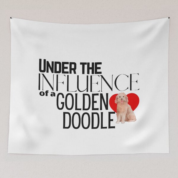Item preview, Under the Influence of a Goldendoodle designed and sold by It's On Backwards.