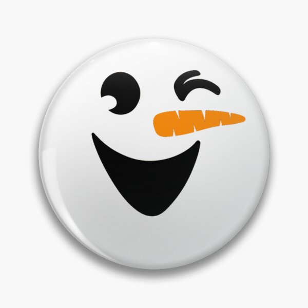 Item preview, Snowman face designed and sold by pnkpopcorn.