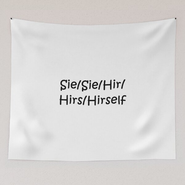 Item preview, Sie/Sie Full Pronouns  designed and sold by kiippers.