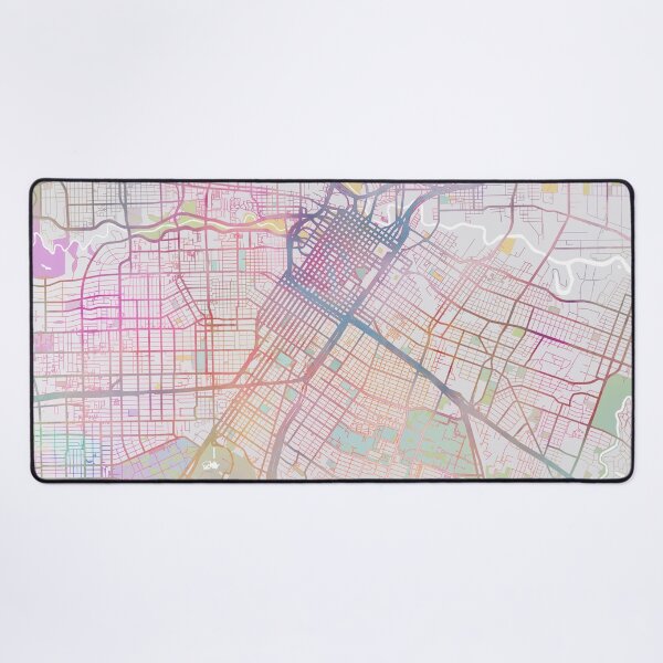 Item preview, Houston Map, USA City, US Map,Travel, Traveler Gift designed and sold by TheRedFinch.