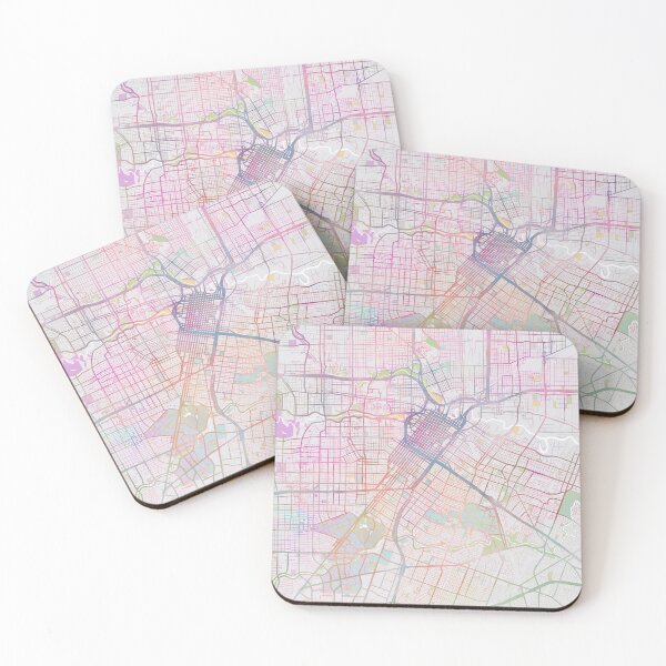 Item preview, Houston Map, USA City, US Map,Travel, Traveler Gift designed and sold by TheRedFinch.