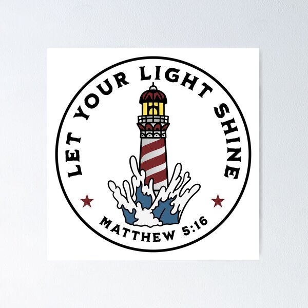 Item preview, Let Your Light Shine designed and sold by BibleGraphics.