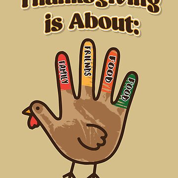 Artwork thumbnail, Thanksgiving Hand Turkey by jarringscience