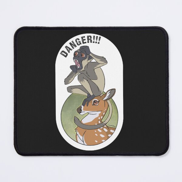 Item preview, Danger! - EN/FR - Langur monkey, Chital Deer/ Langur Sacré, Chital designed and sold by LaumiRez.