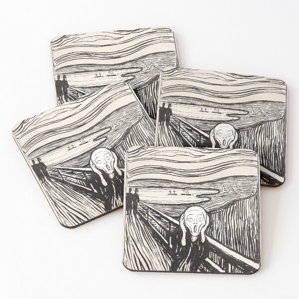 Item preview, The Scream (1895) by Edvard Munch. designed and sold by VintageArtRepro.