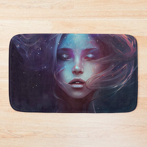 Item preview, girl in space rough paint designed and sold by Jenslemmens.