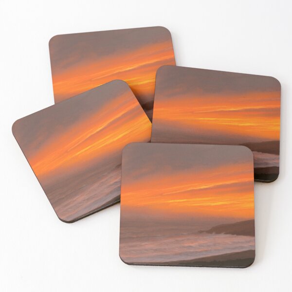 Item preview, Praa Sands Sunset Painting - Cornwall Beach Sunsets designed and sold by IJStanding.