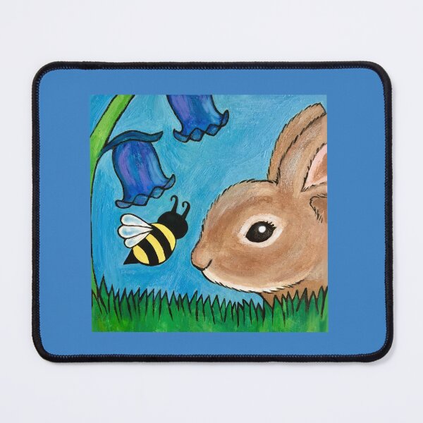 Item preview, Rabbit/Bluebells - Bee Happy...It’s Spring designed and sold by Debbee75.