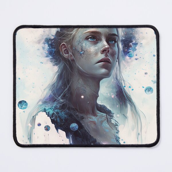 Item preview, girl in space rough painting designed and sold by Jenslemmens.