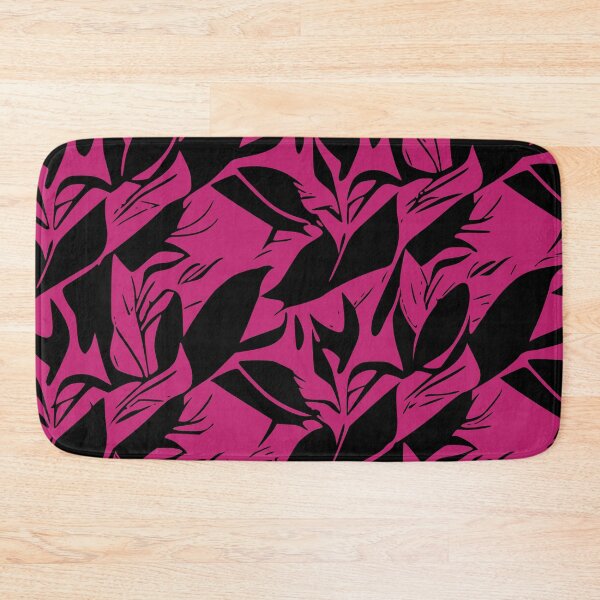 Artikelvorschau, Flamingo, geometrisches Design in schwarz und kirschrot. entworfen und verkauft von I-Desire.