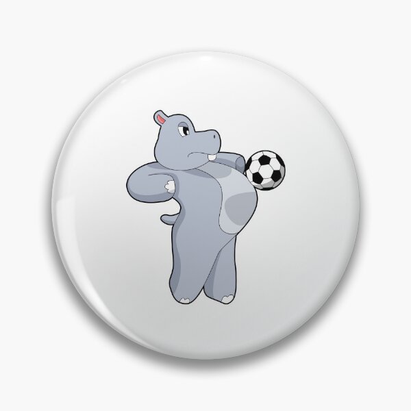 Item preview, Hippo Soccer player Soccer designed and sold by Snabdesign84.