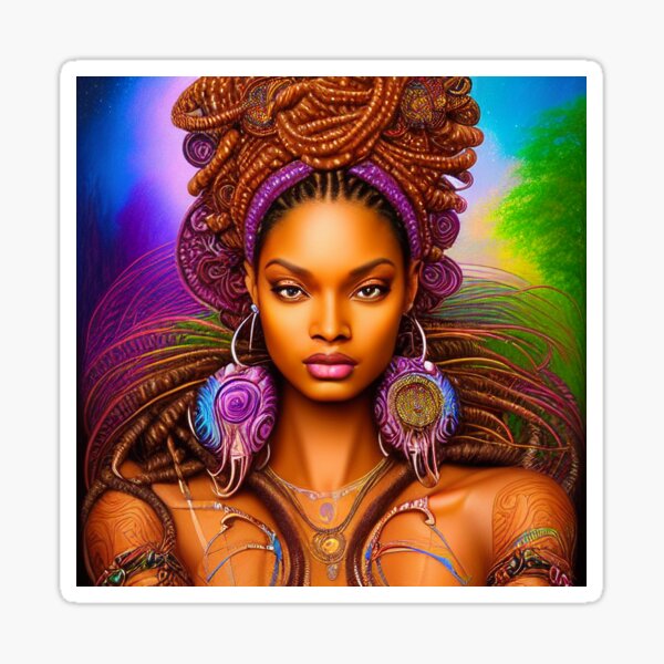 Item preview, African American Woman designed and sold by CrystalPetal.