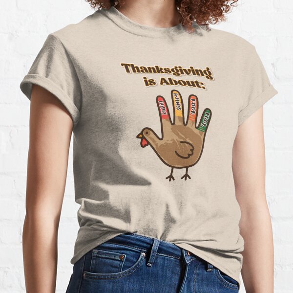 Thanksgiving Hand Turkey Classic T-Shirt